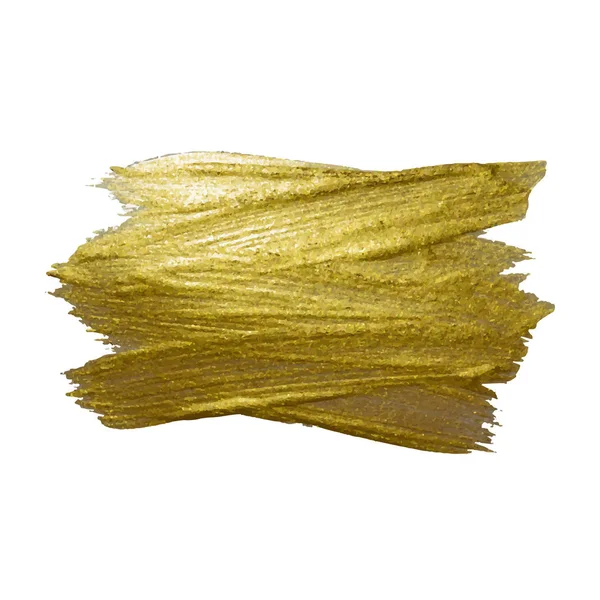 Золотая акварельная текстура краски пятна абстрактной иллюстрации. Шлифовка мазка для вас удивительный дизайн-проект — стоковый вектор