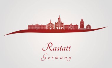 Kırmızılı Rastatt silueti