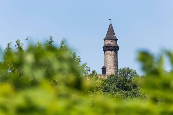 Štramberk Tjeckien Tower Truba Meter Höga Tornet — Stockfoto