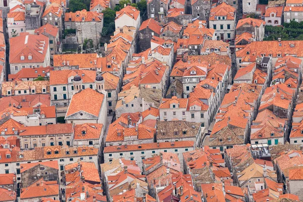 03 maj 2019, Dubrovnik, Kroatien. Dubrovniks gamla stadsdel från ovan — Stockfoto