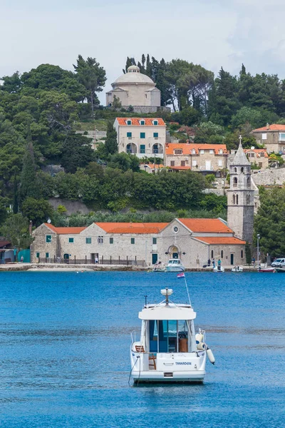 03 Mayıs 2019, Cavtat, Hırvatistan. Racic aile Mozolesi. — Stok fotoğraf