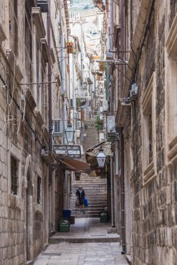 04 Mayıs 2019, Dubrovnik, Hırvatistan. Eski şehir mimarisi.