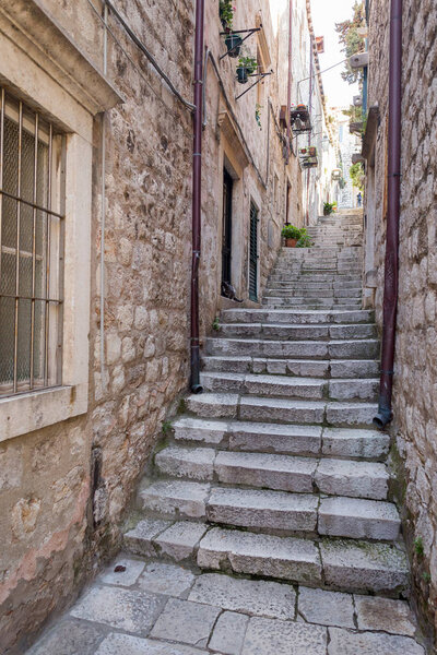 03 May 2019, Dubrovnik, Croatia. Old city architecture