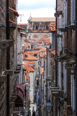 04 Mayıs 2019, Dubrovnik, Hırvatistan. Eski şehir mimarisi. 