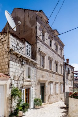 05 Mayıs 2019, Dubrovnik, Hırvatistan. Eski şehir mimarisi