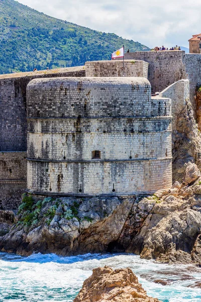 05 Maio 2019, Dubrovnik, Croácia. Arquitetura da cidade velha — Fotografia de Stock