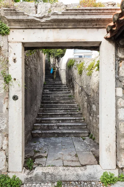 05 Μαΐου 2019, Ντουμπρόβνικ, Κροατία. Παλιό μέρος της πόλης — Φωτογραφία Αρχείου