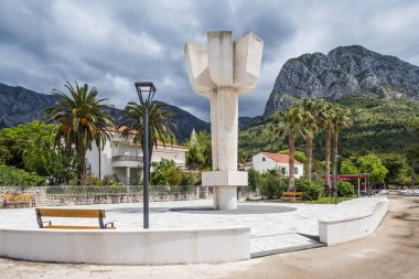 06 Mayıs 2019. Zaostrog, Hırvatistan. Ulusal Liberat Anıtı