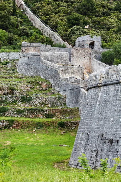 06 Μαΐου 2019. Φρούριο του Ston στην Κροατία, Ευρώπη — Φωτογραφία Αρχείου