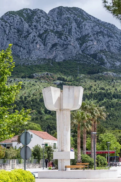 06 MAY 2019. Zaostrog, Croatia. Monument to the National Liberat — Stock Photo, Image