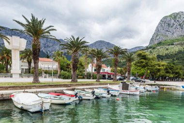 06 Mayıs 2019. Zaostrog, Hırvatistan. Küçük liman.