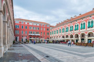 06 Mayıs 2019. Split, Hırvatistan - Cumhuriyet Meydanı