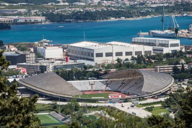 07 Mayıs 2019 Split, Hırvatistan. Hajduk Split futbol stadyumu