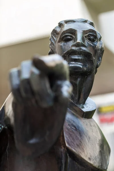 06 MAY 2019. Split, Croatia. Filip Grabovac statue — Stock Photo, Image