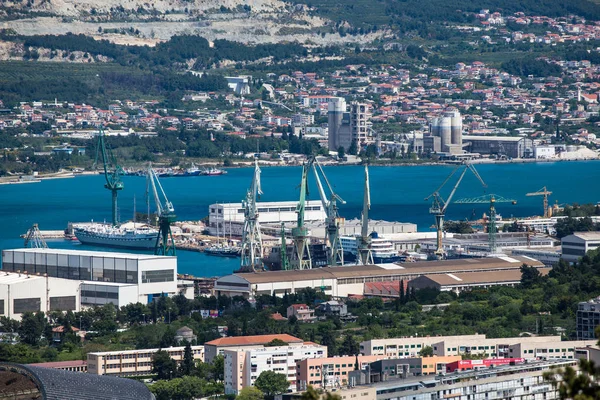 07 MAGGIO 2019 Split, Croazia. Panoramica della città dall'alto . — Foto Stock