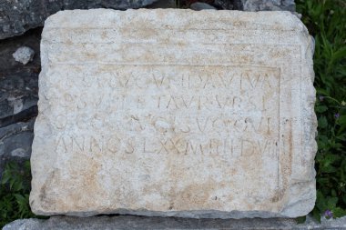08 Mayıs 2019. Split, Hırvatistan. Solin'deki Selanik'in Roma kalıntıları