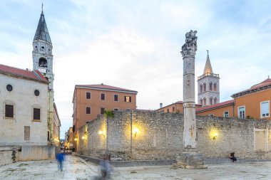 08 Mayıs 2019. Zadar. Hırvatistan.Utanç Sütunu