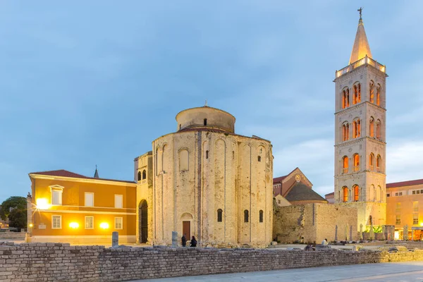 08 květen 2019. Zadar. Chorvatsko. Kostel svatého Donatus — Stock fotografie
