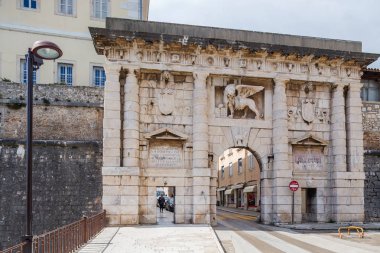 09 MAY 2019. Zadar. Croatia. The Land Gate to Zadar clipart