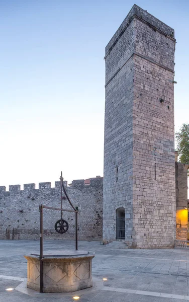 09 Μαΐου 2019, Ζαντάρ, Κροατία. Πύργος του λοχαγού, Ζαντάρ, Κροατία — Φωτογραφία Αρχείου
