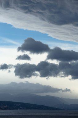 dramatik fırtınalı bulutlar