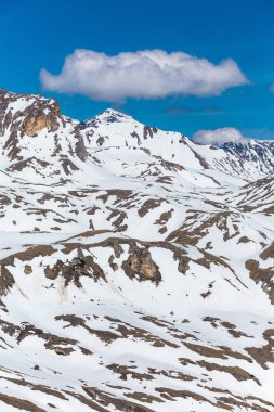 Avusturya'da Grossglockner Geçidi'nin panoramik manzarası