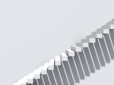 Duvar arka plan bina veya mimari metafor iş başarısı, büyüme, ilerleme veya başarı olarak kavramsal merdiven.