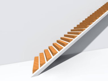Sstairs duvar arka plan bina veya mimari metafor iş başarısı, büyüme, ilerleme veya başarı olarak.