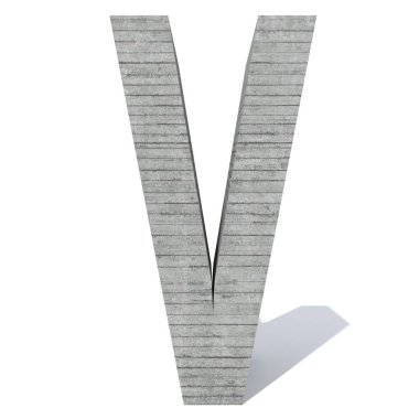 Kavramsal gri ağır kaba beton inşa yazı tipi veya türü, İnşaat Sanayi izole parça beyaz arka plan. Eğitici mimari malzeme, yaşlı doku yüzeyi 3d çizim tasarım olarak. Harf x