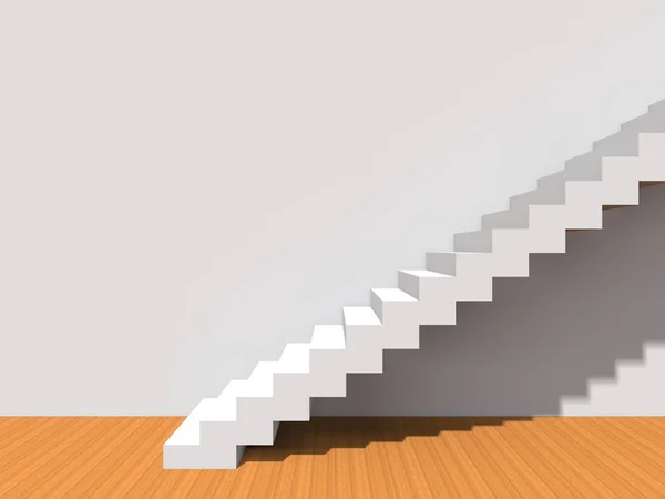 Escada Conceitual Construção Fundo Parede Arquitetura Como Metáfora Para Sucesso — Fotografia de Stock