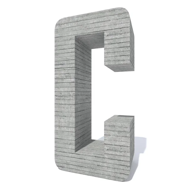 Conceptual Gray Heavy Rough Concrete Constructed Font Type Construction Industry — Stock Photo, Image