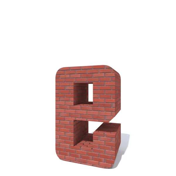 Konzeptionelle Rote Schwere Grobe Mauerwerk Gebaut Schrift Oder Typ Ziegel — Stockfoto