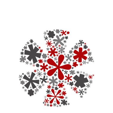 vektör çizim kavramsal kırmızı, gri ve siyah oynak komik eğitim font sembolü koleksiyonu veya grubu beyaz arka plan üzerinde izole karakter şekilleri üzerinde yapılmış. Öğe tasarım öğrenme bir modern sanat alfabesi