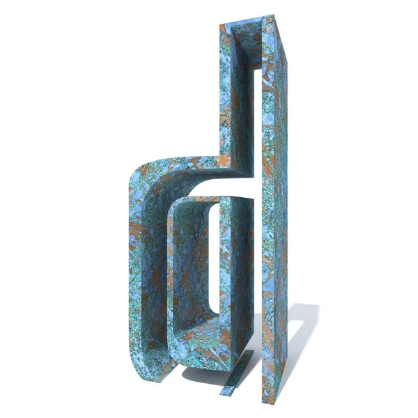 Εννοιολογική Παλιά Σκουριασμένα Μεταλλικά Γραμματοσειρά Τύπο Σίδηρο Χάλυβα Βιομηχανίας Κομμάτι — Φωτογραφία Αρχείου