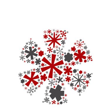 Vektör kavramsal kırmızı, gri ve siyah oynak komik eğitim yazı tipi sembolü koleksiyonu veya grubu beyaz arka plan üzerinde izole karakter şekilleri üzerinde yapılmış. Öğe tasarım öğrenme bir modern sanat alfabesi