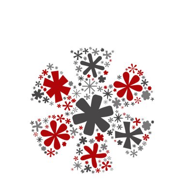 Vektör kavramsal kırmızı, gri ve siyah oynak komik eğitim yazı tipi sembolü koleksiyonu veya grubu beyaz arka plan üzerinde izole karakter şekilleri üzerinde yapılmış. Öğe tasarım öğrenme bir modern sanat alfabesi