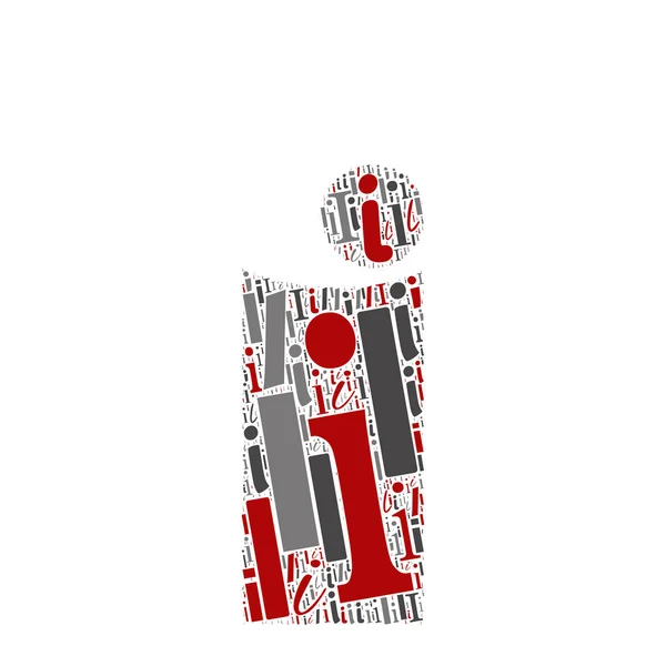Vector conceptuele rood, grijs en zwart speelse grappige onderwijs lettertype gemaakt van brief collectie of groep op karakter vormen geïsoleerd op een witte achtergrond. Een alfabet van de moderne kunst leren element ontwerp — Stockvector