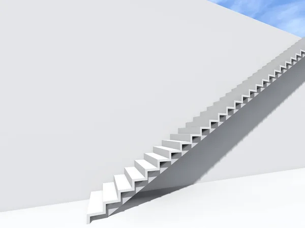 Conceptual Stair Wall Background Building Architecture Metaphor Business Success Growth — Stock Photo, Image