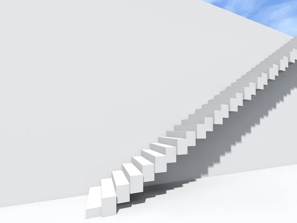 Conceptual Stair Wall Background Building Architecture Metaphor Business Success Growth — Stock Photo, Image