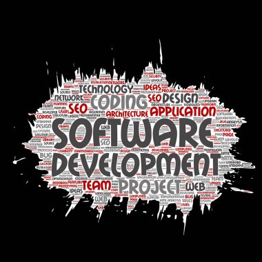 Uygulama web tasarım, seo fikir, uygulama, test yükseltme kavram vektör kolaj