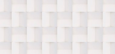 3D model beyaz ve bej geometrik şekillerden oluşan, ışık ve gölge yaratıcı arka plan veya duvar kağıdı düzleme yapılmış. Fütüristik sorunsuz dekoratif soyut doku tasarım, basit grafik öğeleri