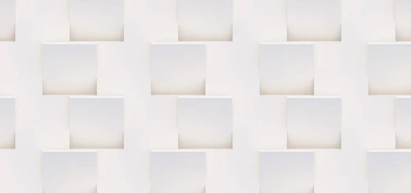 Pattern Made White Beige Geometric Shapes Creative Background Wallpaper Surface — Stock Photo, Image