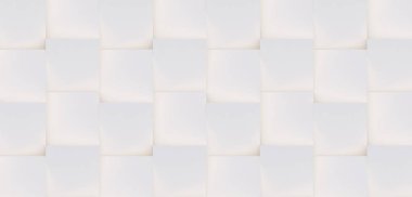 3D model beyaz ve bej geometrik şekillerden oluşan, ışık ve gölge yaratıcı arka plan veya duvar kağıdı düzleme yapılmış. Fütüristik sorunsuz dekoratif soyut doku tasarım, basit grafik öğeleri