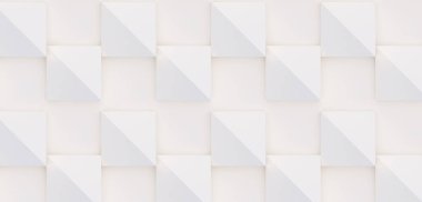 3D model beyaz ve bej geometrik şekillerden oluşan, ışık ve gölge yaratıcı arka plan veya duvar kağıdı düzleme yapılmış. Fütüristik sorunsuz dekoratif soyut doku tasarım, basit grafik öğeleri