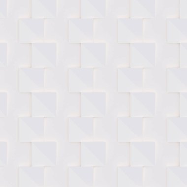 3D model beyaz ve bej geometrik şekillerden oluşan, ışık ve gölge yaratıcı arka plan veya duvar kağıdı düzleme yapılmış. Fütüristik sorunsuz dekoratif soyut doku tasarım, basit grafik öğeleri