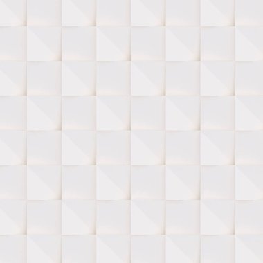 3D model beyaz ve bej geometrik şekillerden oluşan, ışık ve gölge yaratıcı arka plan veya duvar kağıdı düzleme yapılmış. Fütüristik sorunsuz dekoratif soyut doku tasarım, basit grafik öğeleri
