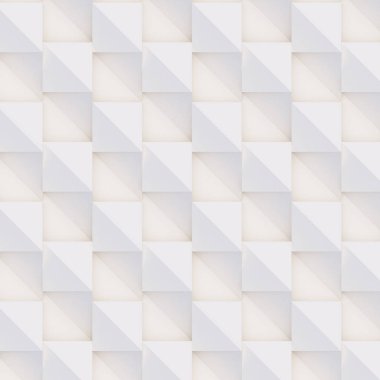3D model beyaz ve bej geometrik şekillerden oluşan, ışık ve gölge yaratıcı arka plan veya duvar kağıdı düzleme yapılmış. Fütüristik sorunsuz dekoratif soyut doku tasarım, basit grafik öğeleri