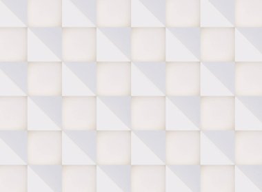 3D model beyaz ve bej geometrik şekillerden oluşan, ışık ve gölge yaratıcı arka plan veya duvar kağıdı düzleme yapılmış. Fütüristik sorunsuz dekoratif soyut doku tasarım, basit grafik öğeleri