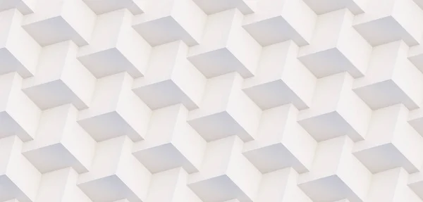 Patroon Gemaakt Van Wit Beige Geometrische Vormen Creatieve Achtergrond Behang — Stockfoto