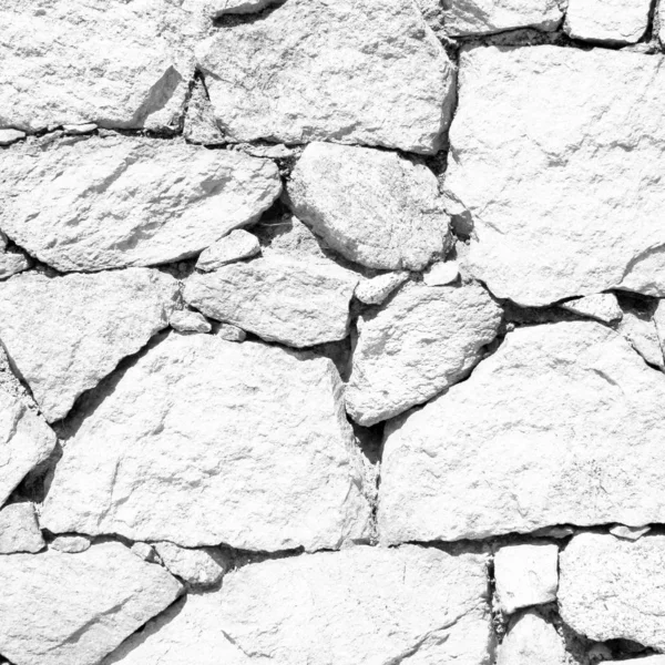Concepto Conceptual Piedra Blanca Roca Piedra Antigua Antigua Textura Pared — Foto de Stock
